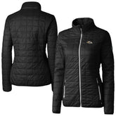 Baltimore Ravens Cutter & Buck Women's Rainier PrimaLoft Eco Insulated Full-Zip Puffer Jacket | NFL Hot