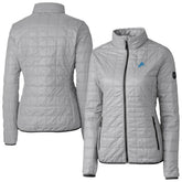Detroit Lions Cutter & Buck Women's Rainier PrimaLoft Eco Insulated Full-Zip Puffer Jacket | NFL On sale