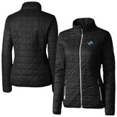 Detroit Lions Cutter & Buck Women's Rainier PrimaLoft Eco Insulated Full-Zip Puffer Jacket | NFL Online