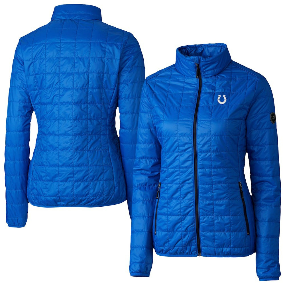 Indianapolis Colts Cutter & Buck Women's Rainier PrimaLoft Eco Insulated Full-Zip Puffer Jacket | NFL On sale