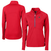 Arizona Cardinals Cutter & Buck Women's Adapt Eco Knit Stretch Recycled Half-Zip Pullover Top | NFL Outlet