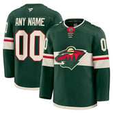 Minnesota Wild Fanatics Home Premium Custom Jersey - NHL Jerseys