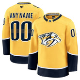 Nashville Predators Fanatics Home Premium Custom Jersey - NHL Jerseys