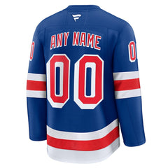 New York Rangers Fanatics Home Premium Custom Jersey - NHL Jerseys