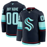 Seattle Kraken Fanatics Home Premium Custom Jersey - NHL Jerseys