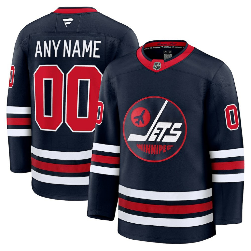 Winnipeg Jets Fanatics Alternate Premium Custom Jersey - NHL Jerseys