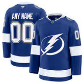 Tampa Bay Lightning Fanatics Home Premium Custom Jersey - NHL Jerseys