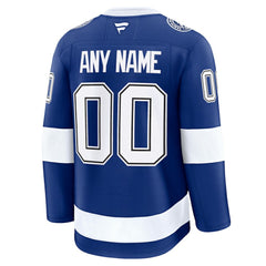 Tampa Bay Lightning Fanatics Home Premium Custom Jersey - NHL Jerseys