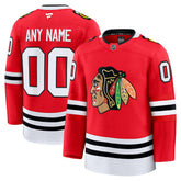 Chicago Blackhawks Fanatics Home Premium Custom Jersey - NHL Jerseys