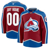 Colorado Avalanche Fanatics Home Premium Custom Jersey - NHL Jerseys