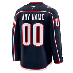 Columbus Blue Jackets Fanatics Home Premium Custom Jersey - NHL Jerseys