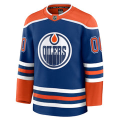 Edmonton Oilers Fanatics Home Premium Custom Jersey - NHL Jerseys
