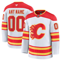 Calgary Flames Fanatics Away Premium Custom Jersey - NHL Jerseys