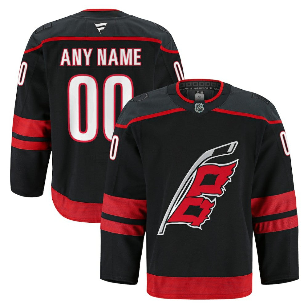Carolina Hurricanes Fanatics Home Authentic Pro Custom Jersey - NHL Jerseys