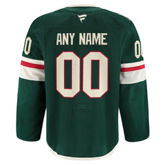 Minnesota Wild Fanatics Home Authentic Pro Custom Jersey - NHL Jerseys