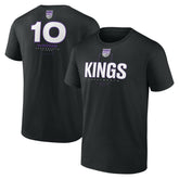 DeMar DeRozan Sacramento Kings Behind The Back Name & Number T-Shirt - Black cheap | NBA