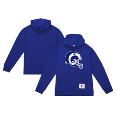 Los Angeles Rams Helmet Logo Vintage Pullover Hoodie | NFL Online