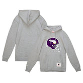 Minnesota Vikings Helmet Logo Vintage Pullover Hoodie | NFL Outlet