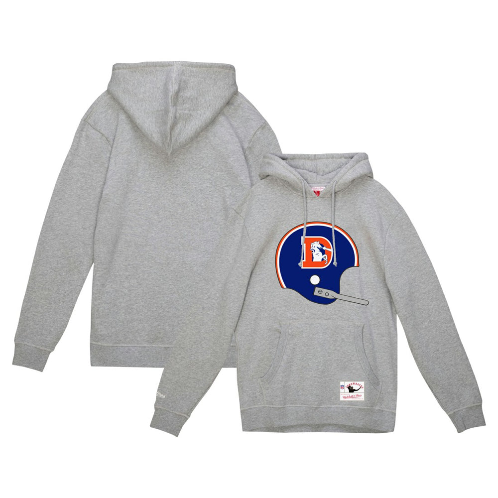 Denver Broncos Helmet Logo Vintage Pullover Hoodie | NFL US