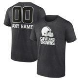 Cleveland Browns Personalized Name & Number Monochrome T-Shirt | NFL On sale