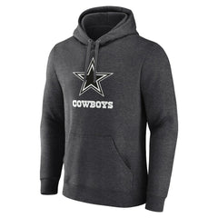 Dallas Cowboys Personalized Name & Number Monochrome Pullover Hoodie | NFL Discount