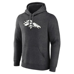 Denver Broncos Personalized Name & Number Monochrome Pullover Hoodie | NFL New