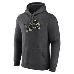 Detroit Lions Personalized Name & Number Monochrome Pullover Hoodie | NFL On sale