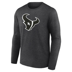 Houston Texans Personalized Name & Number Monochrome Long Sleeve T-Shirt | NFL Discount