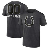 Indianapolis Colts Personalized Name & Number Monochrome T-Shirt | NFL Online