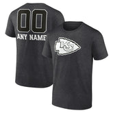 Kansas City Chiefs Personalized Name & Number Monochrome T-Shirt | NFL Near me