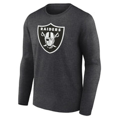 Las Vegas Raiders Personalized Name & Number Monochrome Long Sleeve T-Shirt | NFL Outlet