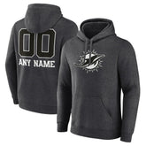 Miami Dolphins Personalized Name & Number Monochrome Pullover Hoodie | NFL Hot