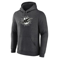 Miami Dolphins Personalized Name & Number Monochrome Pullover Hoodie | NFL Hot