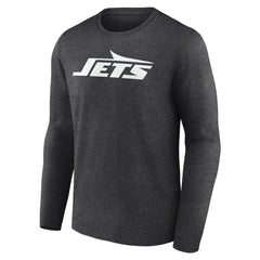 New York Jets Personalized Name & Number Monochrome Long Sleeve T-Shirt | NFL New
