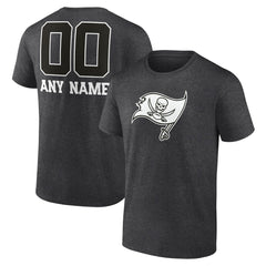 Tampa Bay Buccaneers Personalized Name & Number Monochrome T-Shirt | NFL New