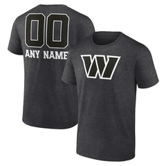 Washington Commanders Personalized Name & Number Monochrome T-Shirt | NFL Online