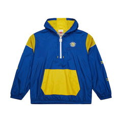 Royal Golden State Warriors Unisex Hardwood Classics Team OG 3.0 Anorak Half-Zip Windbreaker Jacket sale | NBA