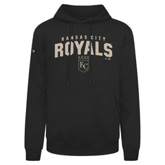 Kansas City Royals Levelwear Podium Team Arch Pullover Hoodie - MLB Hoodies