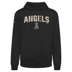 Los Angeles Angels Levelwear Podium Team Arch Pullover Hoodie - MLB Hoodies