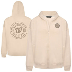 Washington Nationals Levelwear Uphill Oversized Full-Zip Hoodie - MLB Hoodies