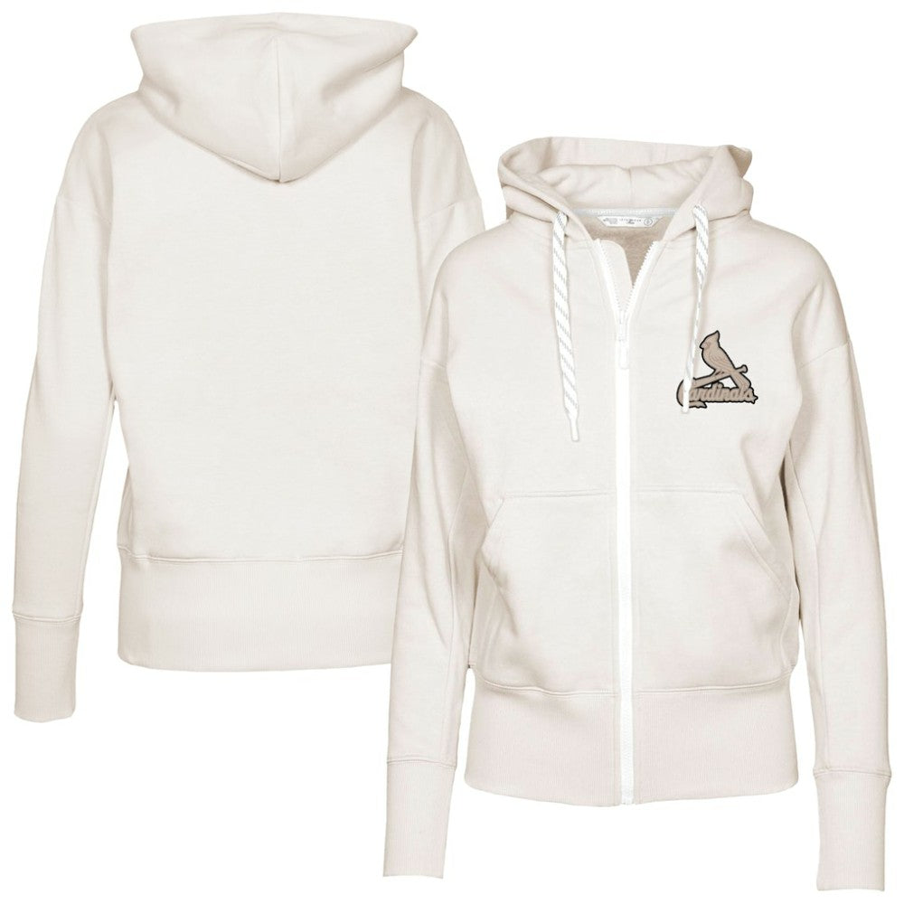St. Louis Cardinals Levelwear Women's Gardinia Full-Zip Hoodie - MLB Hoodies