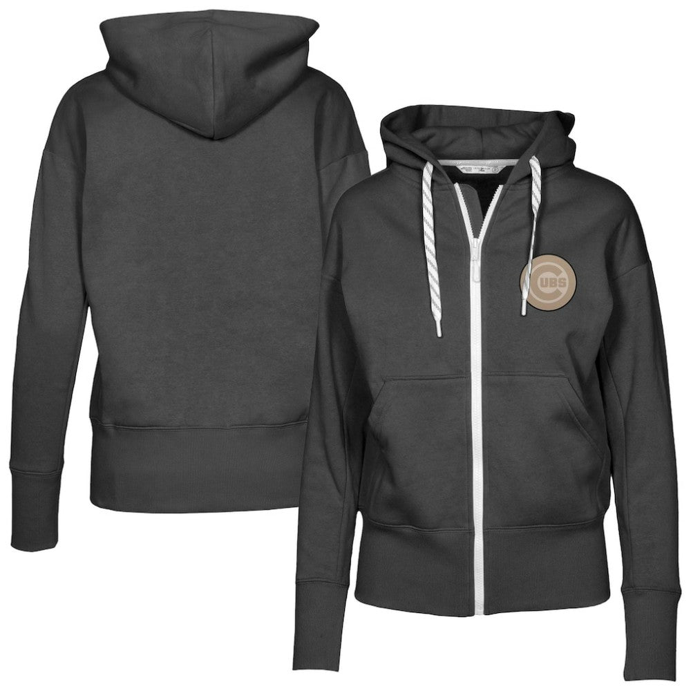 Chicago Cubs Levelwear Women's Gardinia Full-Zip Hoodie - MLB Hoodies