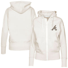 Atlanta Braves Levelwear Women's Gardinia Full-Zip Hoodie - MLB Hoodies