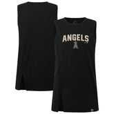 Los Angeles Angels Levelwear Women's Influx Team Arch Tank Top - MLB Tanks