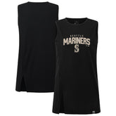 Seattle Mariners Levelwear Women's Influx Team Arch Tank Top - MLB Tanks