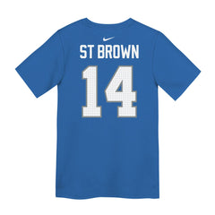 Detroit Lions Amon-Ra St. Brown Preschool Player Name & Number T-Shirt | NFL Sale