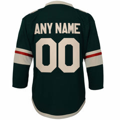 Minnesota Wild Youth Replica Custom Jersey - NHL Jerseys