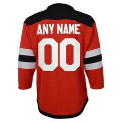 New Jersey Devils Youth Replica Custom Jersey - NHL Jerseys