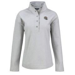 New Orleans Saints Cutter & Buck Women's Hunts Point Eco Half-Snap Sweatshirt | NFL US