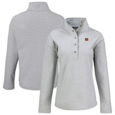 Cincinnati Bengals Cutter & Buck Women's Hunts Point Eco Half-Snap Sweatshirt | NFL New